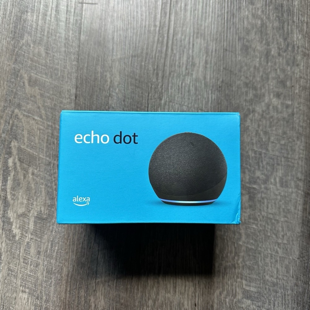 Amazon Echo Dot (4th Gen.) Smart‎ Speaker - Charcoal Black Minimalistic